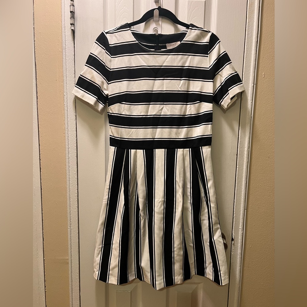 Black and white dress